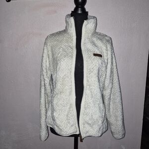 ❄️🩵columbia fire side ii sherpa full zip fleece jacket